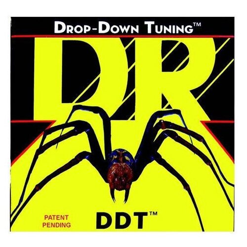 DDT-10/52 Drop-Down Tuning Комплект струн для электрогитары, никелированные, 10-52, DR dr ddt 10 60 drop down tuning струны для электрогитары