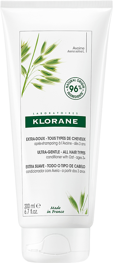 Klorane Сверхмягкий бальзам-ополаскиватель для всех типов волос с молочком овса 200 мл 1 шт