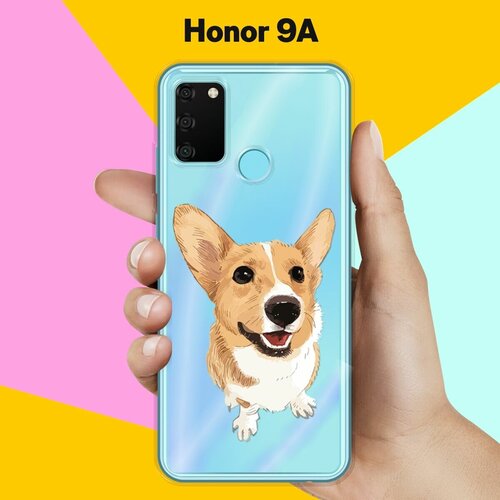 Силиконовый чехол Хороший корги на Honor 9A