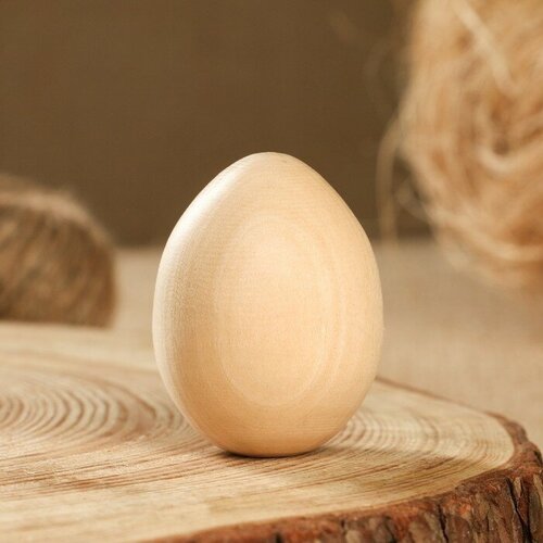 Заготовка для творчества Яйцо пасхальное, 5х4 см(5 шт.) заготовка для поделки яйцо пасхальное деревянное 15 штук мордочки