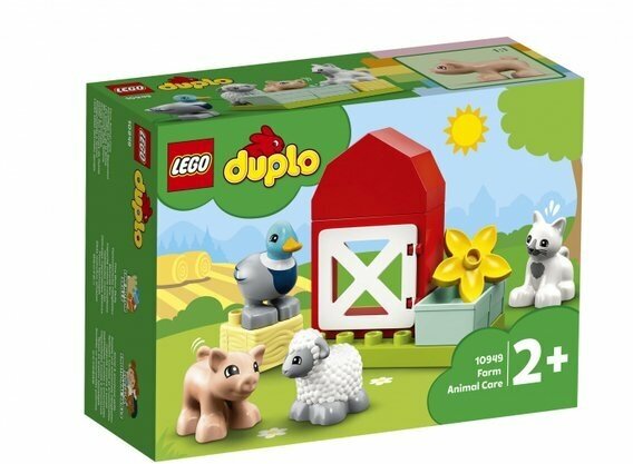 Конструктор LEGO DUPLO "Уход за животными на ферме" (LEGO 10949)