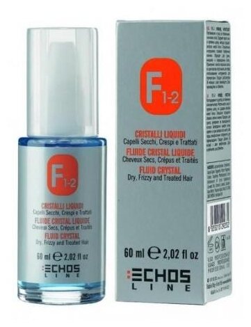 Echosline F1-2 Жидкие кристаллы для волос на основе семени льна с шелком, 70 г, 60 мл, бутылка
