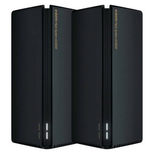 Xiaomi DVB4287GL Маршрутизатор Xiaomi Mesh System AX3000 RA82 (DVB4287GL) (2-pack) Black (743221)