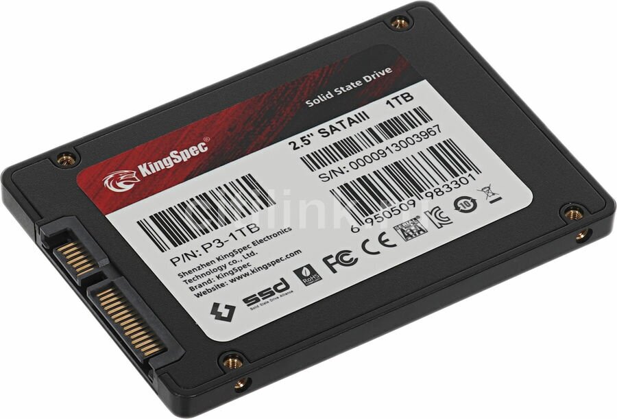 Твердотельный накопитель KingSpec 1 ТБ SATA P3-1TB - фотография № 6