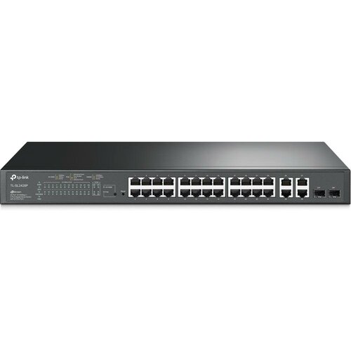 Коммутатор TP-LINK TL-SL2428P tp link коммутатор tp link tl sg1218mpe 802 3af on ports 1 16 poe budget 192 watts desktop and rack