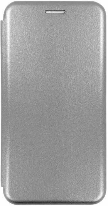 Чехол книжка для Huawei P40 Lite E/ Y7p защитный, противоударный, магнитный, с отделением для карт. Хуавей п 40 Лайт Е серый