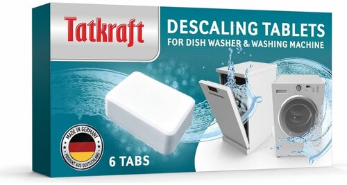 Таблетки для посудомоечной и стиральной машины от накипи Tatkraft 12776