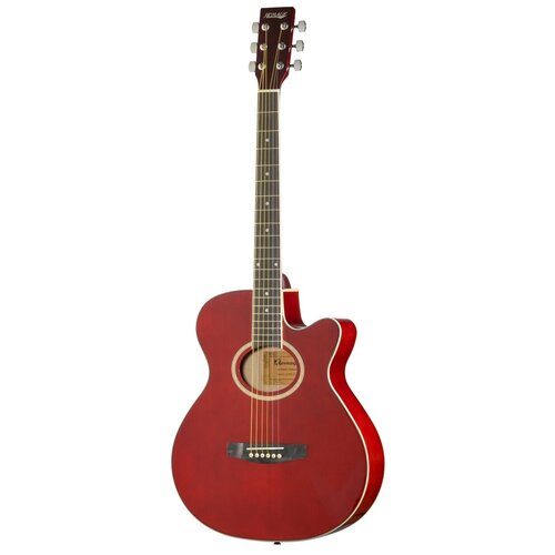 LF-401C-R Фольковая гитара с вырезом HOMAGE акустическая гитара homage lf 401c r
