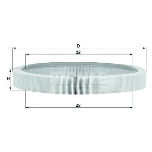 фото Фильтр воздушный mercedes 190 knecht