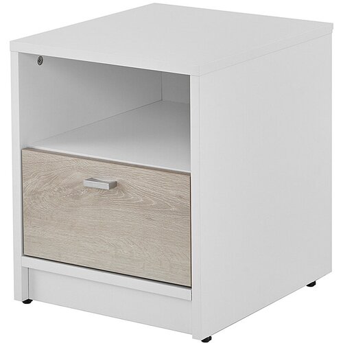 Тумба с нишей SCANDICA Vendela 352х438х405 цвет белый гладкий дуб сакраменто 3599₽