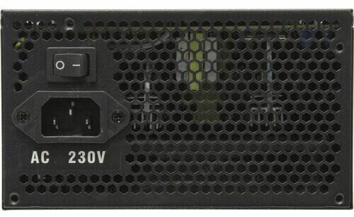 Блок питания Powerman PM-600ATX-F-BL 600 Вт (черный 600W ATX Ver22 24+4+4 pin 2x6/8 pin fan 120mm)