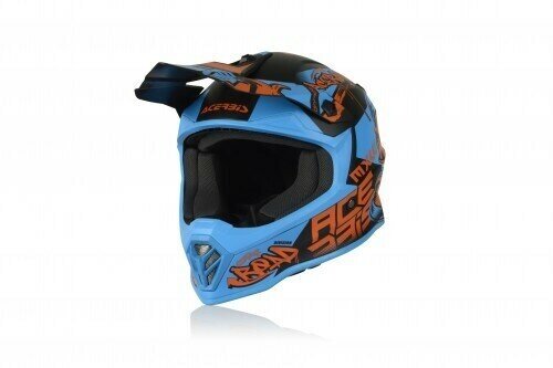 Шлем детский Acerbis IMPACT STEEL JUNIOR Blue/Red M (49-50)