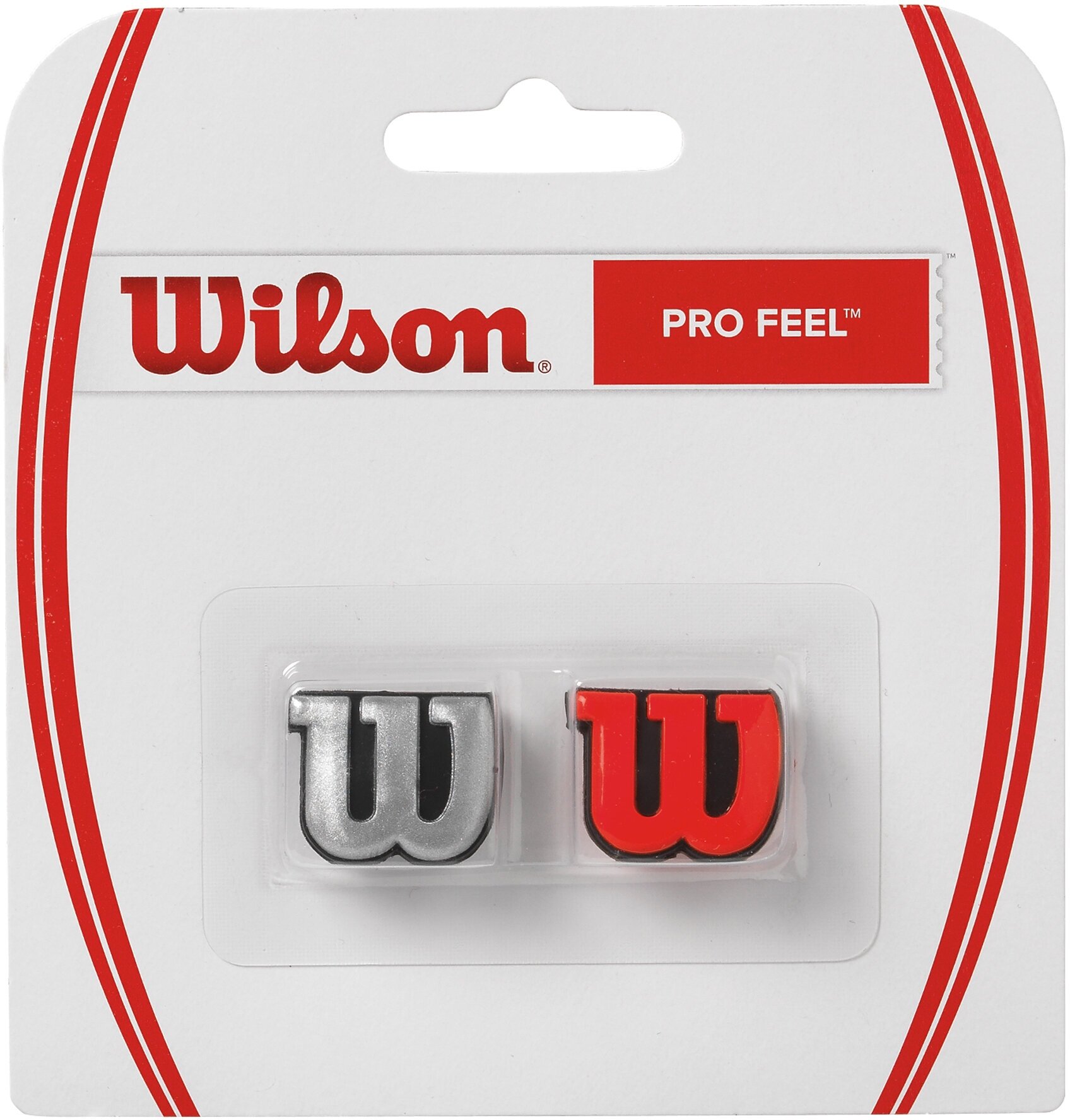 Виброгаситель Wilson Pro Feel W красный, серебристый