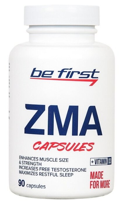 Минерально-витаминный комплекс Be First ZMA + Vitamin D3 (90 капсул)