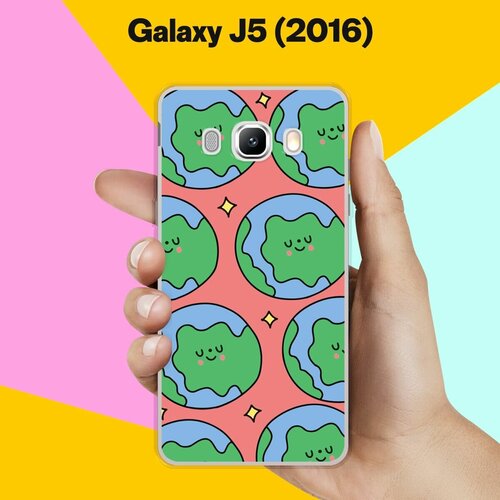 Силиконовый чехол на Samsung Galaxy J5 (2016) Земля / для Самсунг Галакси Джи 5 2016 силиконовый чехол на samsung galaxy j5 2016 бабочки 13 для самсунг галакси джи 5 2016
