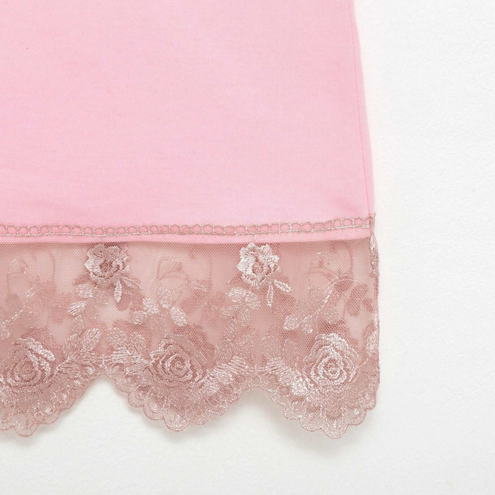Набор женский (халат, сорочка) KAFTAN, р. 40-42, розовый - фотография № 10