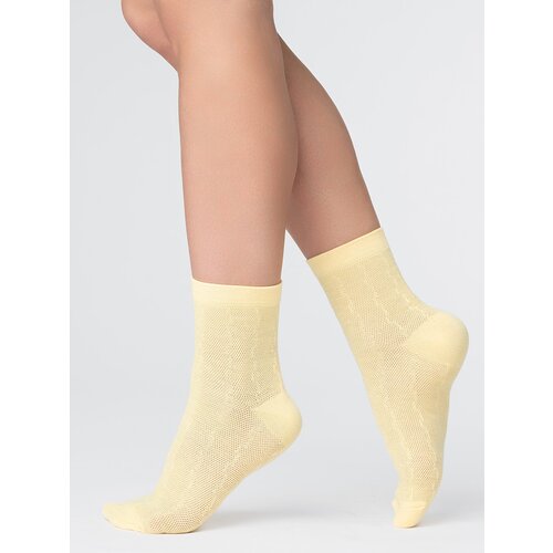 Носки Giulia, размер 36-40, желтый женские носки giulia размер 36 40 желтый