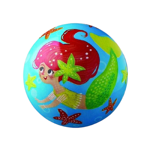 Купить Мяч детский Русалка 10 см для игр на улице и дома для детей от 2 лет, Crocodile Creek