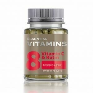 Мощная антиоксидантная защита Essential Vitamins - Витамин С и рутин 60 капсул