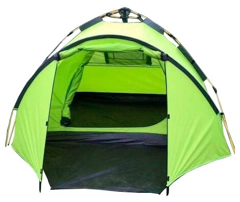 Палатка шатер кемпинговая четырехместная MimirOutDoor 900, зеленый