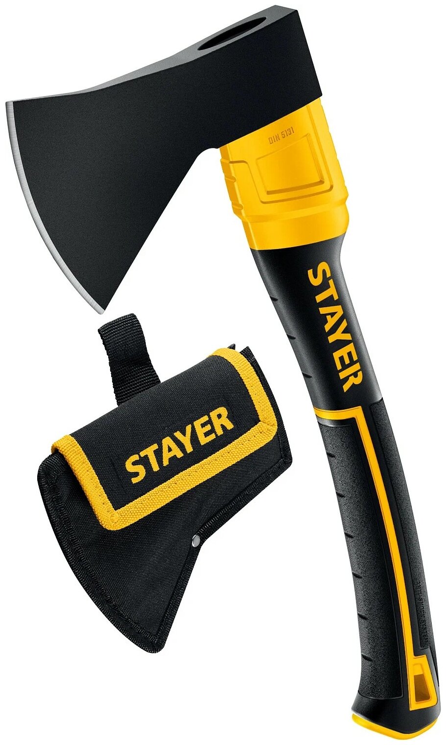 Столярный топор STAYER 2062-06P_z02 черный/желтый