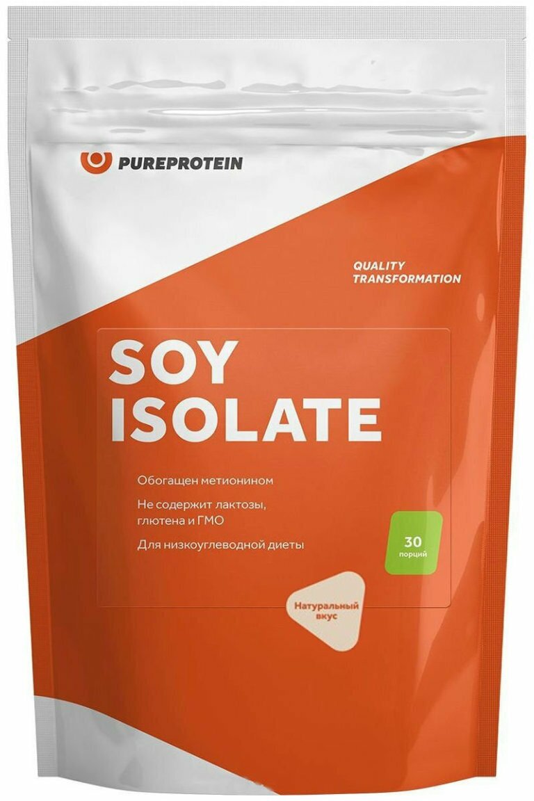 PureProtein Соевый протеин, вкус «Карамель», 900 гр, PureProtein