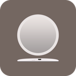 BORK зеркало косметическое карманное D686 с подсветкой - изображение