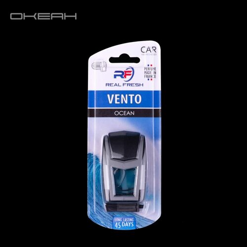 Автопарфюм, ароматизатор для автомобиля, дома и офиса Air freshener REAL FRESH VENTO 8ml (Ocean / Океан)