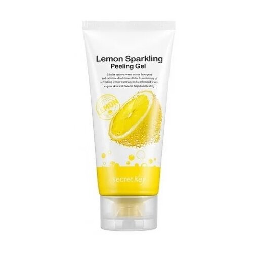 фото Secret key пилинг-скатка для лица lemon sparkling peeling gel 120 мл