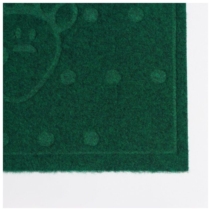Коврик влаговпитывающий придверный без окантовки Доляна «Следочки», 38×58 см, цвет микс - фотография № 18