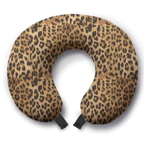фото Подушка для шеи ambesonne зона леопарда, коричневый