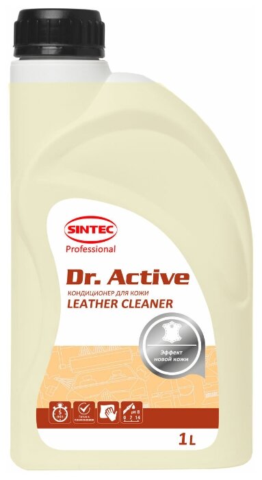 Кондиционер для кожи SINTEC Dr. Active "Leather Cleaner" для обработки изделий из натуральной и искусственной кожи 1 л