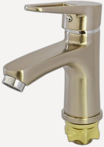 Изображение товара Смеситель для раковины, умывальника, мойки, кран для раковины в ванную G.lauf NUD1-A045KH, цвет: сатин