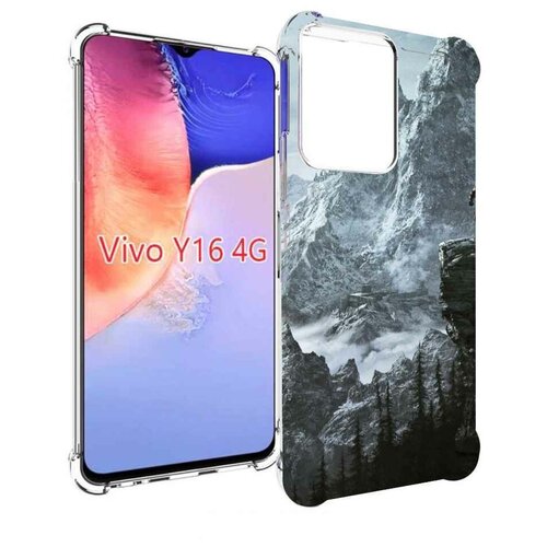 Чехол MyPads The Elder Scrolls V Skyrim для Vivo Y16 4G/ Vivo Y02S задняя-панель-накладка-бампер чехол mypads 50 cent the payback для vivo y16 4g vivo y02s задняя панель накладка бампер