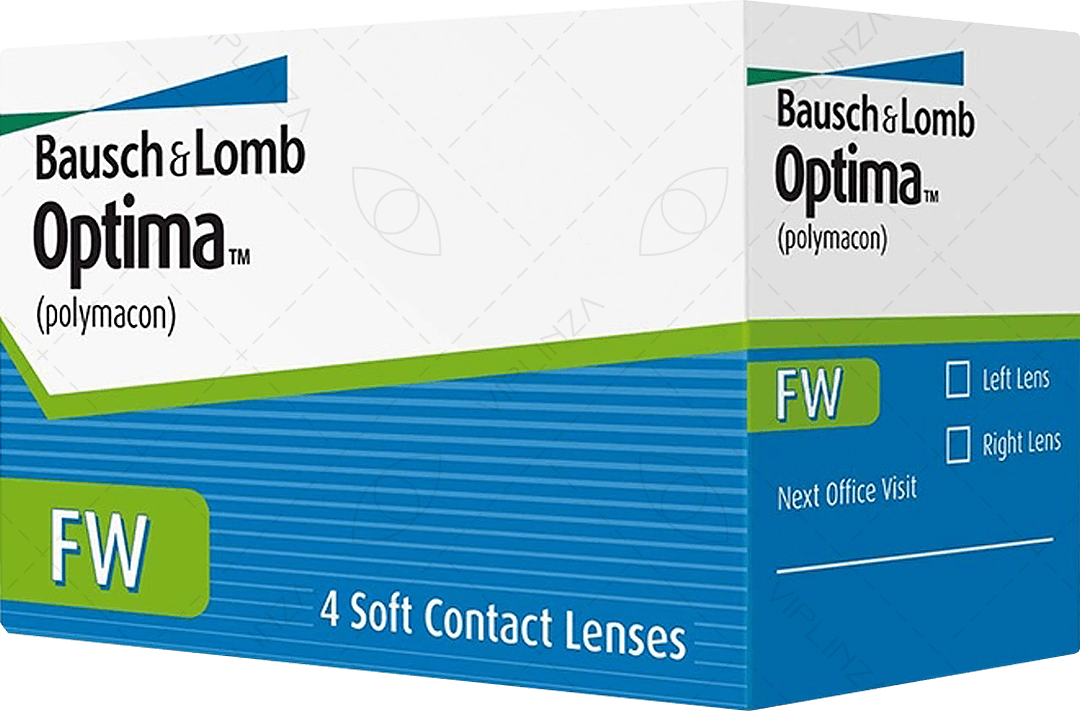 Линзы контактные Bausch&Lomb (Бауш энд Ломб) Optima FW мягкие бесцветные из полимакона (-2.50/8.7/14.0) 4 шт. Bausch & Lomb - фото №6