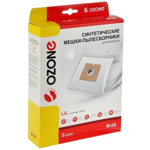 Пылесборник синтетический Ozone micron M-08 5 шт LG TB-36 584₽