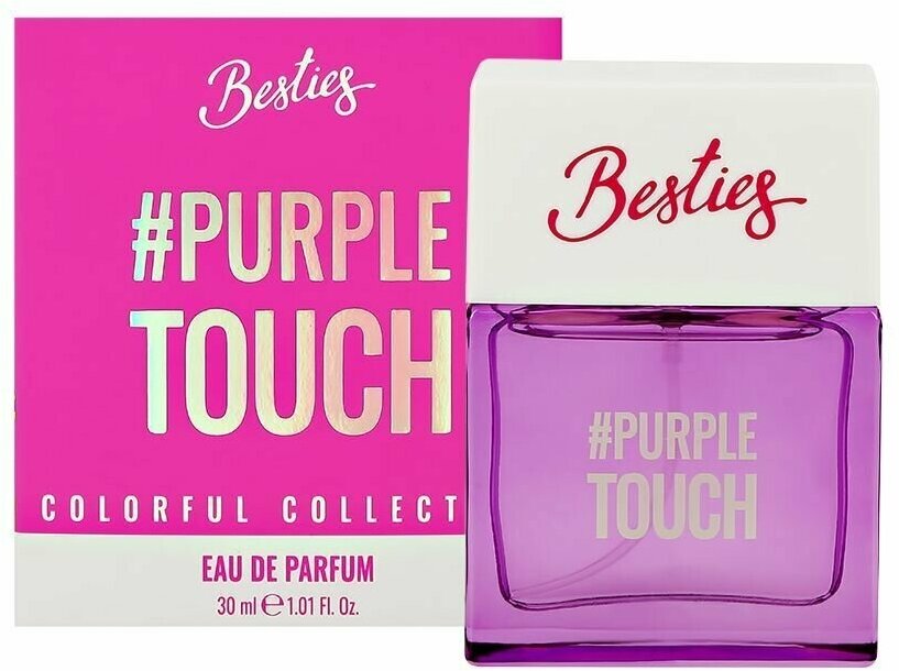 Парфюмерная вода BESTIES COLORFUL purple touch 30 мл