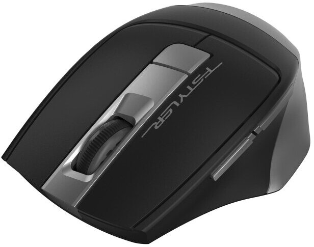 Мышь беспроводная A4Tech Fstyler FG35, 2000dpi, Wireless/USB, Серый/Черный, FG35 GREY - фото №3