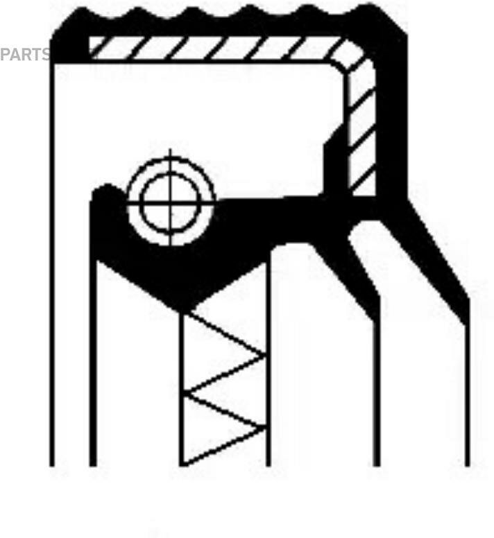 CORTECO Сальник привода МКПП 40x60x10