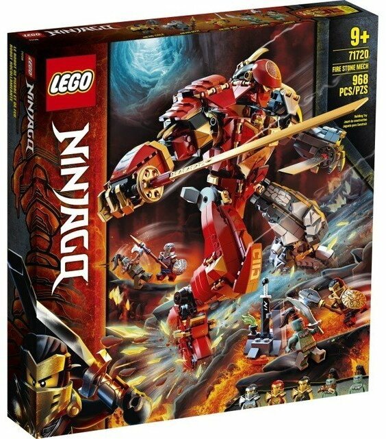 Конструктор LEGO NinjaGo Каменный робот огня (LEGO 71720)