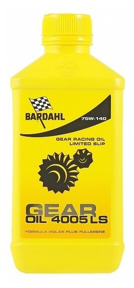 Трансмиссионное масло Bardahl GEAR OIL 4005 75W140 LS 1 л