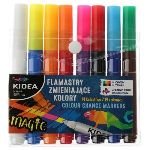 Фломастеры Магические 7 цветов 1 фломастер меняющий цвет вентилируемый колпачок 724₽