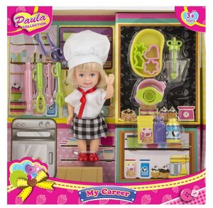 Фото Игровой набор M&C Toy Centre Paula Я - профессионал Повар, 10 см, MC23048d