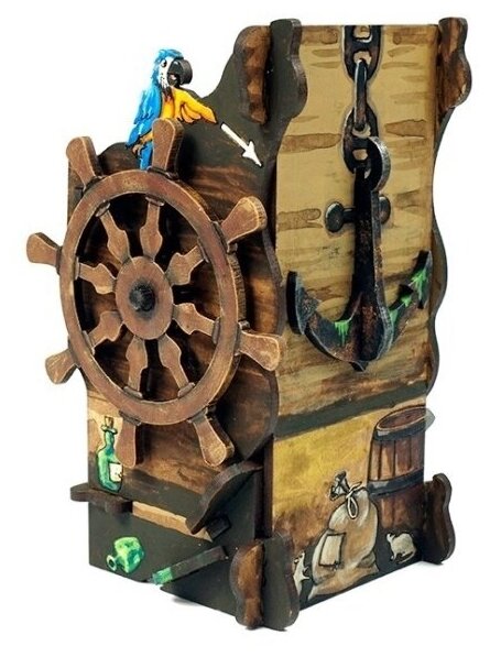 Башня для бросания кубиков. Пиратская ПРАВИЛЬНЫЕ ИГРЫ - фото №4