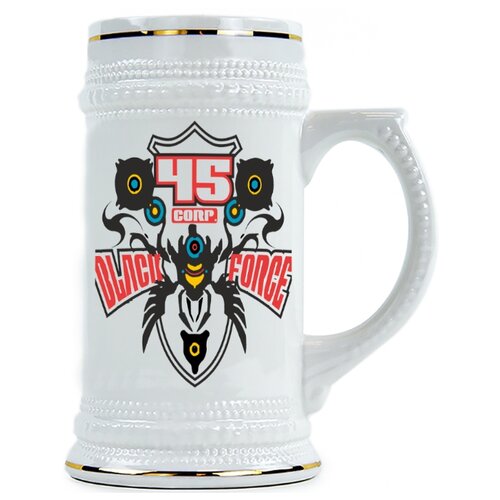 фото Пивная кружка black forse , черная сила drabs