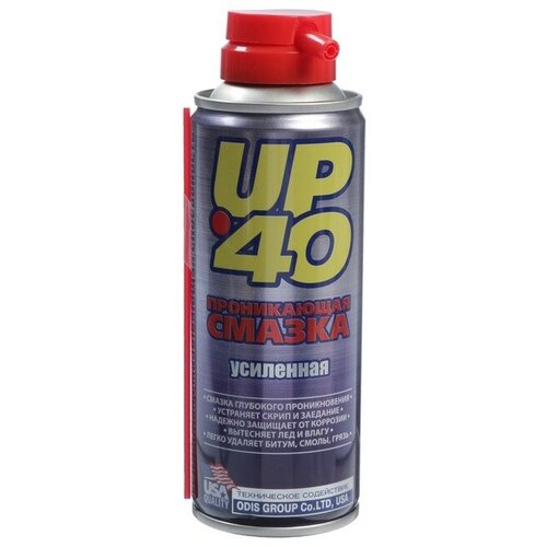 СМАЗКА универсальная UP 40 (WD 40) многофункциональная, проникающая, аэрозоль, 200мл / ВД 40