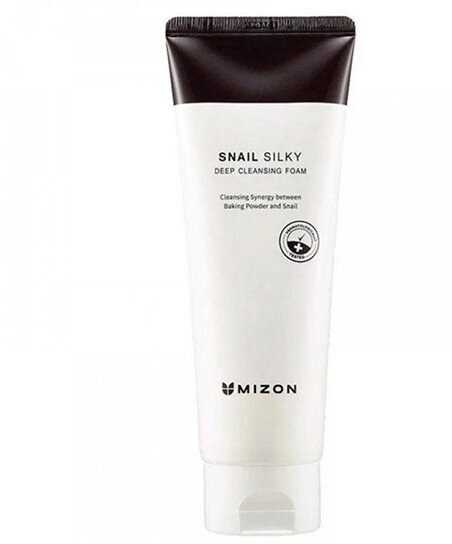 Mizon Snail Silky Deep Cleansing Foam (Глубокоочищающая пенка для умывания с муцином улитки), 150 мл