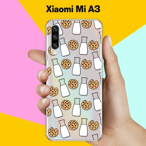 Силиконовый чехол Печеньки и молоко на Xiaomi Mi A3 силиконовый чехол молоко и печеньки на xiaomi redmi note 7