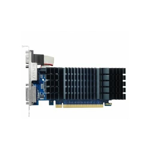 Видеокарта PCI-E ASUS GeForce GT 730 (GT730-SL-2GD5-BRK) 2GB Silent Low Profile GDDR5 64bit 28nm 902/5010MHz DVI-D(HDCP)/HDMI/VGA RTL видеокарта palit geforce gt 710 silent 2gb neat7100hd46 2080h bulk