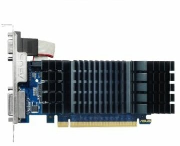 Видеокарта PCI-E ASUS GeForce GT 730 (GT730-SL-2GD5-BRK) 2GB Silent Low Profile GDDR5 64bit 28nm 902/5010MHz DVI-D(HDCP)/HDMI/VGA RTL